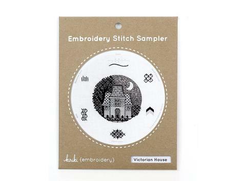 Victorian House: Embroidery Stitch Sampler