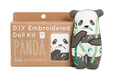 Panda DIY Embroidered Doll Kit (Level 1)