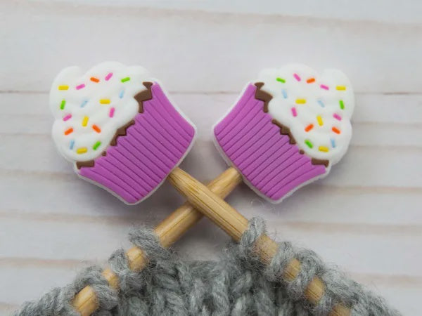 Purple Cupcake Stitch Stoppers
