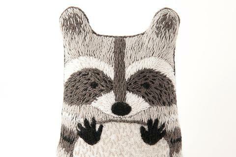 Raccoon DIY Embroidered Doll Kit (Level 3)