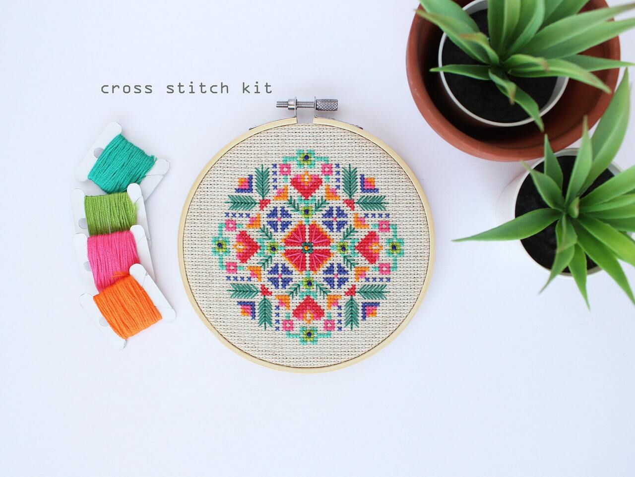 Scandinavian Meadow Kit (Counted Cross Stitch)
