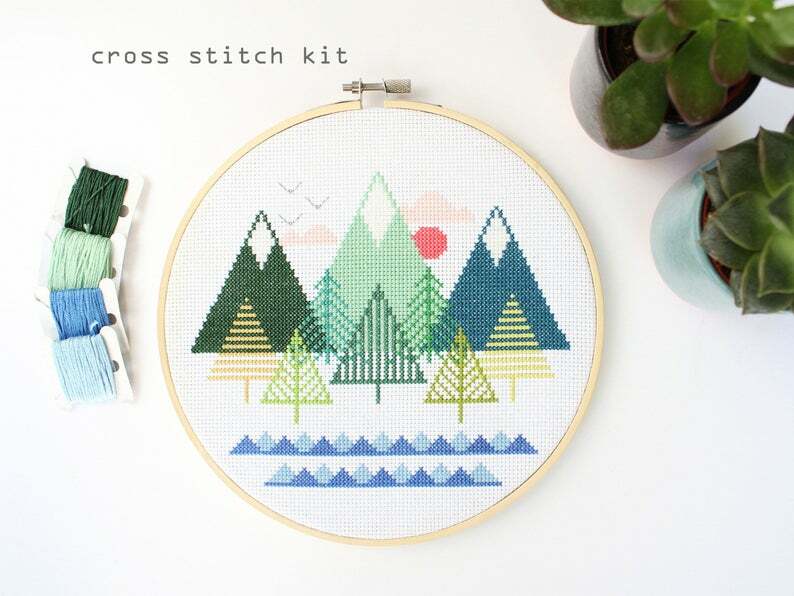 Sea to Sky Kit (Counted Cross Stitch)