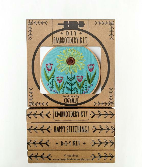Summer Garden Embroidery Kit