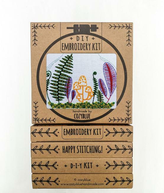 Terrarium Embroidery Kit